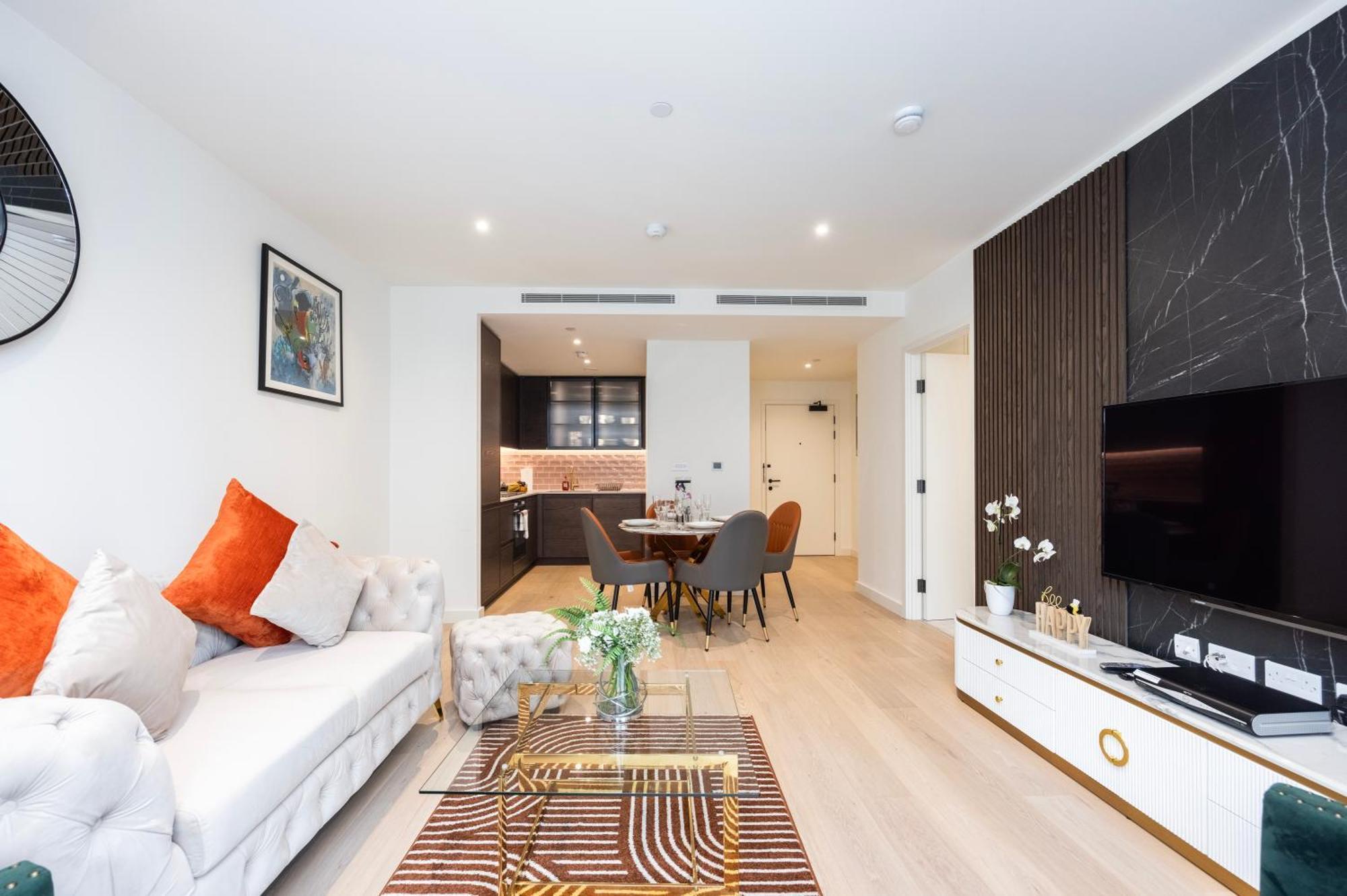 Austin David Apartments Royal Wharf Лондон Экстерьер фото